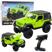 shumee Terensko vozilo na daljinsko upravljanje RC Jeep Wrangler Rock Crawler zelene barve 1:14