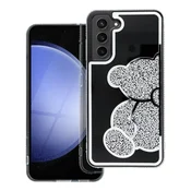 OEM TEDDY BEAR ovitek za SAMSUNG S25 Edge, srebrn