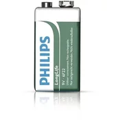 Philips 9V baterija s cinkovim kloridom LongLife - 1 kos