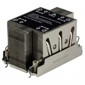 Supermicro SNK-P0078P Sustav hladenja racunala Procesor Hladnjak Crno, Nehrdajuci celik