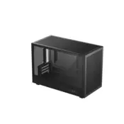 Računalniško ohišje DeepCool CH260, Micro-ATX, kajeno steklo, črno
