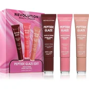 Revolution Peptide Glaze Edit darilni set za ustnice 1 kos