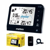 shumee Vremenska postaja Meteo SP204, vremenska napovedovalka, higrometer, zunanji senzor, DCF