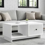 Kava Stol Bijela visokog sjaja 90 x 50 x 40 cm