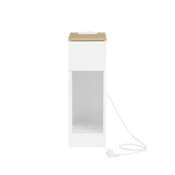 SoBuy SoBuy Nočna omarica z 1 predalom 20x35x60cm Sodobno FBT111-E-WN, (5000091619)