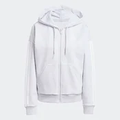 ADIDAS SPORTSWEAR Športna jopa na zadrgo Essentials svetlo siva/bela