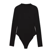 Pull&Bear Bodi majica črna