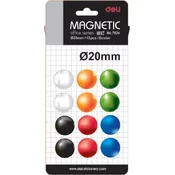 Magneti Deli, premer 20mm, 12 kos v zavitku