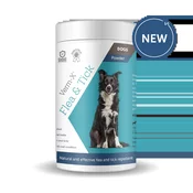 Proti bolham in klopom z zelišči Verm-x za pse Flea & Tick prašek