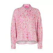 LIEBLINGSSTÜCK Bluza Eralia  siva / roza / eozin / oranžno rdeča