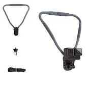 INF Nosilec za vrat za akcijsko kamero — lahek 360° nastavljiv POV nosilec za stabilno prostoročno snemanje vlogov, združljiv z GoPro, Insta360, DJI, (5000291748)