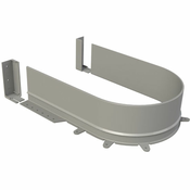 Syphon Flex - profil za predal pod umivalnikom, za dno 16mm, UM, siv