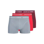 JACK & JONES Boksarice JACBRANCO siva/rdeča/vinsko rdeča/bela