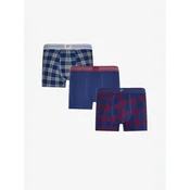 Penti Boksarice PENTI Herren-Boxershorts Oldtown kariert mornarska