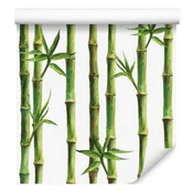 Tapeta z motivom bambusovega gozda za dnevno sobo in spalnico 50x1000 cm