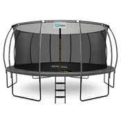 INLEA ULTIMATE Jump Trampolin 500 cm z notranjo zaščitno mrežo – siva