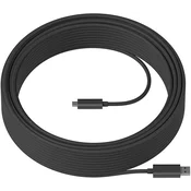 Logitech Strong USB 3.1 grafiten žični kabel 10m