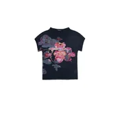 Desigual Bluza  roza / roza / črna