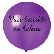 Personal Balon z besedilom - Vijolična 80 cm
