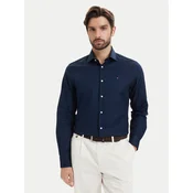 Tommy Hilfiger Srajca Dobby MW0MW43747 Mornarsko modra Regular Fit