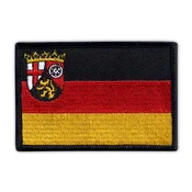 shumee Našitek zastave Porenja-Pfalške - Podlaga za likanje/toplotno varjenje - Vezen našitek/značka/emblem