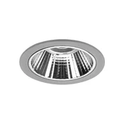 BRUMBERG Apollo Mini, brušen, okrogel, 3.500 K, srebrn - Študija/pisarna - Sodobni - srebro - Aluminij