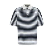 WE Fashion Majica temno modra/bela