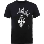 Notorious B.I.G. Majica Crown Face Unisex Black S