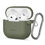 slomart Ovitek Tech-Protect Silicone Hook za AirPods 4 - zelena
