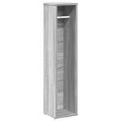 Vidaxl Kopalniška omarica z držalom za rolete siva sonoma 20,5x20x90 cm