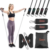 Sunny Sunny Health & Fitness Premium set trakov, z vratnim sidrom in ročaji