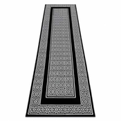 eoshop Preproga, Tekač GLOSS modern 6776 85 eleganten, okvir, grška črna/slonokoščena ( - Velikost: 70x250 cm)