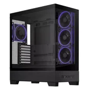 A31 PLUS TG ARGB BLACK ATX kućište crno