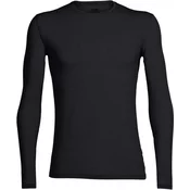Icebreaker Mens Anatomica LS Crewe Black/Monsoon XXL
