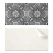 shumee Komplet PVC ploščic z vzorcem za dnevno sobo, samolepilne, ploščice z geometrijskim vzorcem, 10x40x20 cm