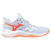 Ženska dvoranska obutev Mizuno Wave Momentum PRO Blue Finch/Lava Orange EUR 38