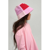 Otroški bombažni klobuk Reima Siimaa roza barva