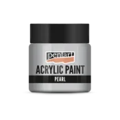 Akrilna barva biser 50 ml - Siva