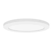 Megatron LED stropna svetilka Pano okrogla O 29,2 cm - Študija/pisarna - Sodobni - bela - Plastika