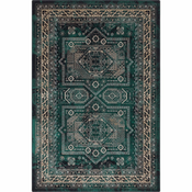 Modrozelena volnena preproga 200x300 cm Mia – Agnella