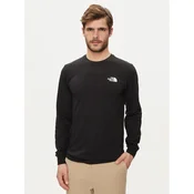 The North Face Majica z dolgimi rokavi Redbox NF0A87NN Črna Regular Fit