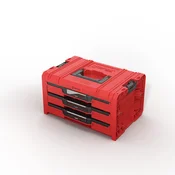 Predalni modul QBRICK SYSTEM PRO Drawer 3 Toolbox 2.0 Profi Expert Red Ultra HD Custom 65589