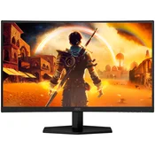 AOC Gaming C27G42E ukrivljen monitor - 68.6cm (27), FHD (1920 x 1080), Fast VA, 1500R, 180Hz, 0.5ms MPRT (1ms GtG), Adaptive Sync, HDR10, 2x HDMI 2.0, 1x DP 1.4 - C27G42E