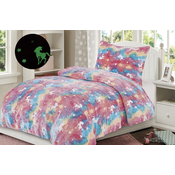 Svetleča posteljnina HORSE roza iz mikropliša Dimenzije posteljnine: 70 x 90 cm | 140 x 200 cm