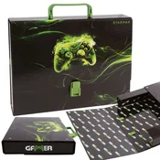STARPAK GAMER Debela, šolska mapa z ročajem za fanta, trda za šolo ZA IGRAČA A4 5 cm