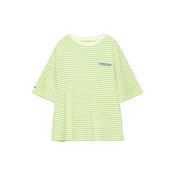 Pull&Bear Majica PACIFIC RAYAS modra/svetlo zelena/off-bela
