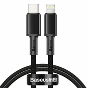 Baseus CATLGD-01 kabel za rasvjetu 1 m Crno