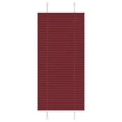 Plisirana zavjesa bordo crvena 55x150 cm Širina tkanine 54,4 cm Poliester
