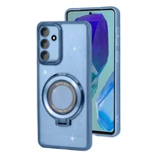 Overboard Ovitek za Samsung Galaxy M55 5G, bleščeč magnetni, za MagSafe, moder