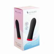 S Pleasures Bullet Vibrator S Pleasures Black (8,5 x 2,5 cm) - Užitek in diskretna dostava